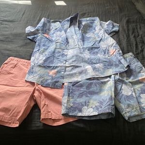 Gap Factory Slim Shirts two pair of shorts